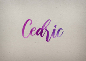 Cedric Watercolor Name DP