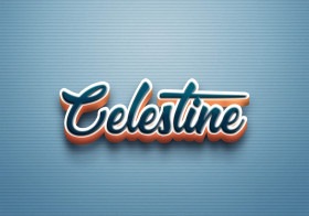 Cursive Name DP: Celestine