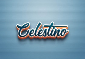 Cursive Name DP: Celestino
