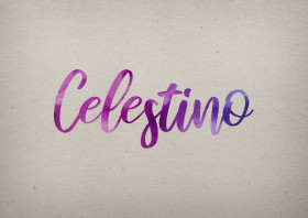 Celestino Watercolor Name DP