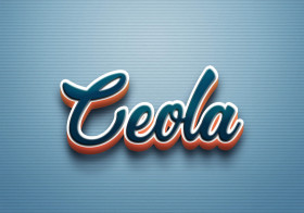 Cursive Name DP: Ceola