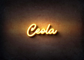 Glow Name Profile Picture for Ceola