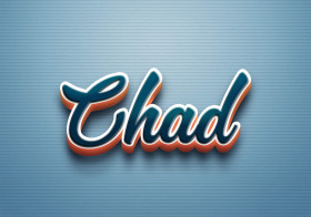 Cursive Name DP: Chad