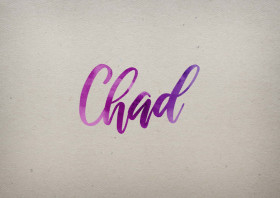 Chad Watercolor Name DP