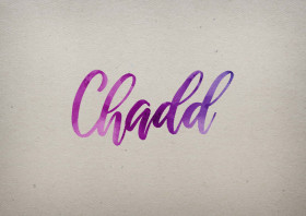 Chadd Watercolor Name DP