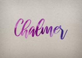 Chalmer Watercolor Name DP