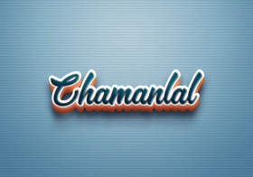 Cursive Name DP: Chamanlal