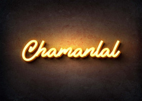 Glow Name Profile Picture for Chamanlal