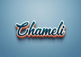 Cursive Name DP: Chameli
