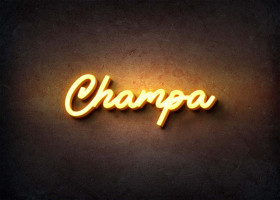 Glow Name Profile Picture for Champa