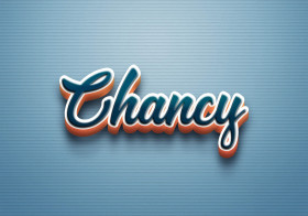 Cursive Name DP: Chancy