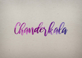 Chanderkala Watercolor Name DP