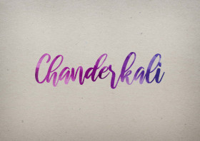 Chanderkali Watercolor Name DP