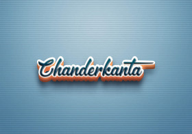 Cursive Name DP: Chanderkanta