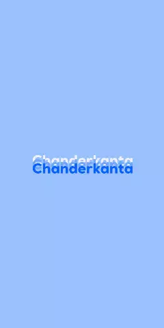 Name DP: Chanderkanta