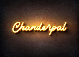 Glow Name Profile Picture for Chanderpal