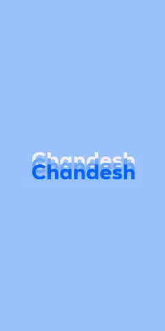 Chandesh Name Wallpaper