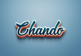 Cursive Name DP: Chando