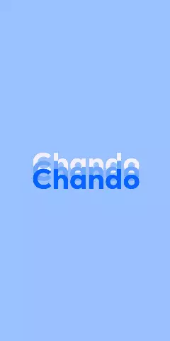 Name DP: Chando