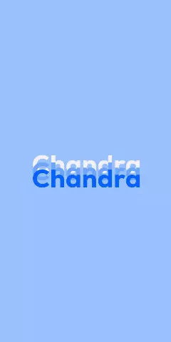 Name DP: Chandra