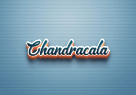 Cursive Name DP: Chandracala