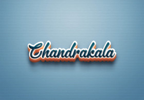 Cursive Name DP: Chandrakala