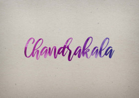 Chandrakala Watercolor Name DP