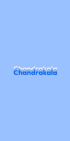 Name DP: Chandrakala
