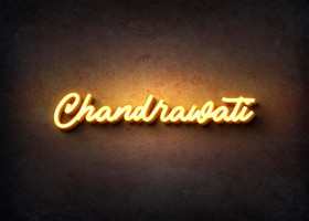 Glow Name Profile Picture for Chandrawati