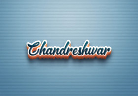 Cursive Name DP: Chandreshwar