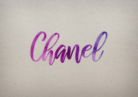 Chanel Watercolor Name DP