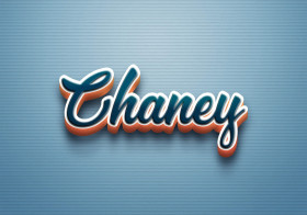 Cursive Name DP: Chaney