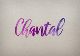 Chantal Watercolor Name DP