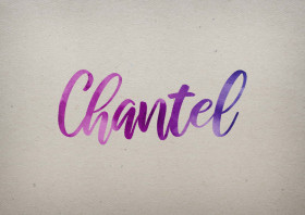 Chantel Watercolor Name DP