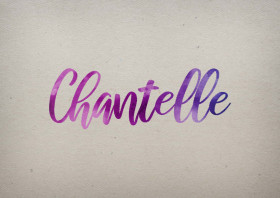 Chantelle Watercolor Name DP