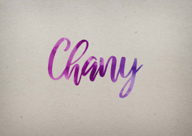 Chany Watercolor Name DP