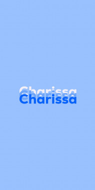 Name DP: Charissa