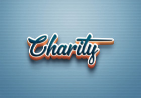 Cursive Name DP: Charity