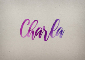 Charla Watercolor Name DP