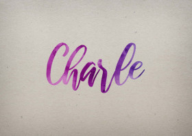 Charle Watercolor Name DP