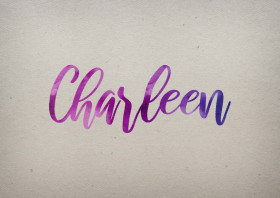 Charleen Watercolor Name DP