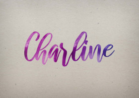 Charline Watercolor Name DP