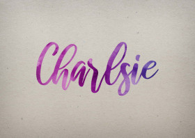 Charlsie Watercolor Name DP