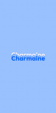 Name DP: Charmaine