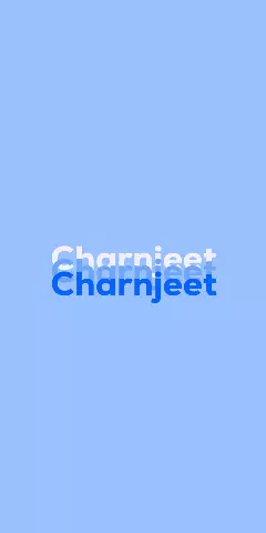 Name DP: Charnjeet