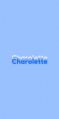 Name DP: Charolette