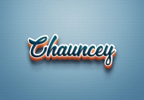 Cursive Name DP: Chauncey