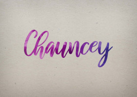 Chauncey Watercolor Name DP