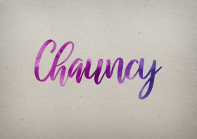Chauncy Watercolor Name DP
