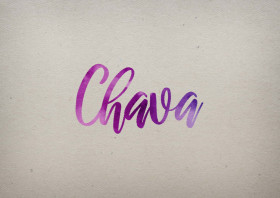 Chava Watercolor Name DP